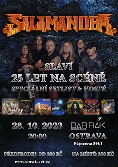 Salamandra 25let na scéně! +Speciální hosté 