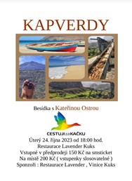 Kapverdy s Kateřinou Ostrou