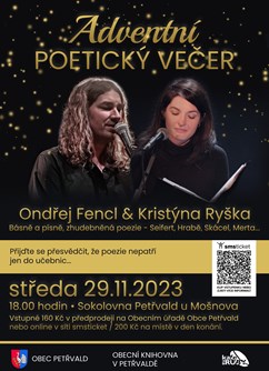 Adventní poetický večer - Ondřej Fencl & Kristýna Ryška