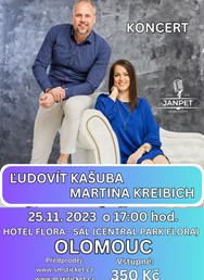 Koncert Ľudovít Kašuba a Martina Kreibich