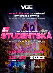 První studentská párty v Karlových Lázních