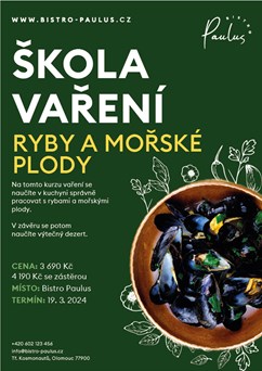 Škola vaření s Romanem Paulusem - Ryby a mořské plody
