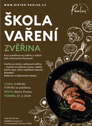 Škola vaření s Romanem Paulusem - Zvěřinové hody