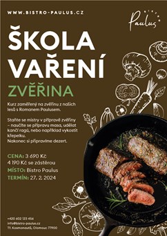 Škola vaření s Romanem Paulusem - Zvěřinové hody