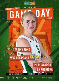 Chance ŽBL: Žabiny Brno - ZVVZ USK Praha