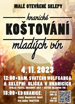Hnanické koštování mladých vín (malé otevřené sklepy)