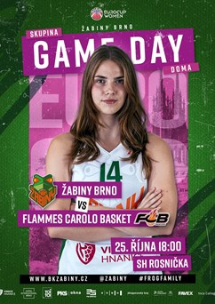 EuroCup: Žabiny Brno - Flammes Carolo Basket (FRA)