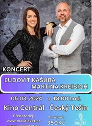 Koncert Ľudovíta Kašubu a Martiny Kreibich