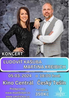 Koncert Ľudovíta Kašubu a Martiny Kreibich