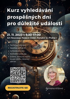 Kurz vyhledávání prospěšných dní pro důležité události