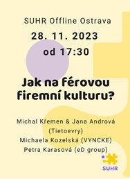 SUHR Offline: Jak na férovou firemní kulturu?