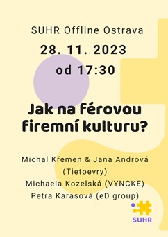 SUHR Offline: Jak na férovou firemní kulturu?