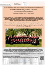 Koncert Foerstrova komorního pěveckého sdružení