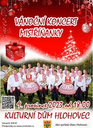 Vánoční koncert Mistříňanky