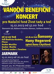 Vánoční benefiční koncert pro Nadační fond Život tady a teď