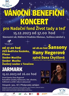 Vánoční benefiční koncert pro Nadační fond Život tady a teď