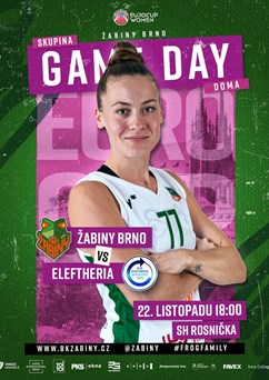 EuroCup: Žabiny Brno - Eleftheria Moschatou (GRE)