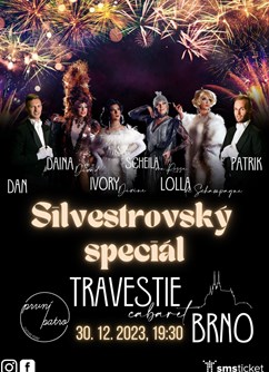 Travestie Cabaret Brno: Silvestrovský speciál