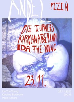 PAGE TURNERS & Karolina Beranová & Ida The Young | Plzeň 