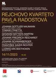 Rejchovo kvarteto a Pavla Radostová - EuroArt Praha