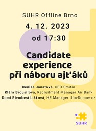 SUHR Offline: Candidate experience při náboru ajťáků