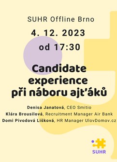 SUHR Offline: Candidate experience při náboru ajťáků