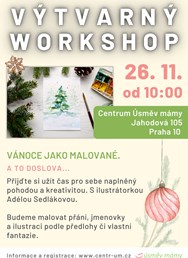 Výtvarný workshop - Vánoce jako malované