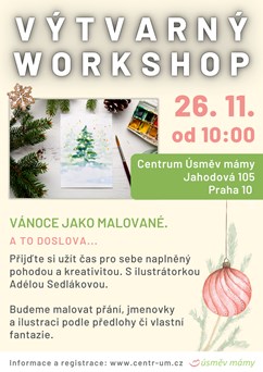 Výtvarný workshop - Vánoce jako malované
