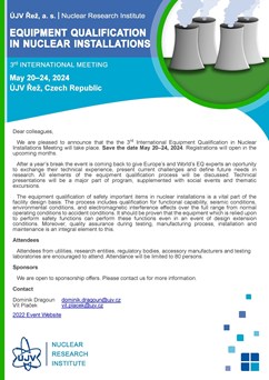 EQUIPMENT QUALIFICATION IN NUCLEAR INSTALLATIONS 2024