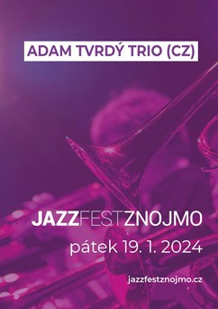 Jazzový večer v klubech: Adam Tvrdý trio (CZ)