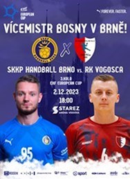 SKKP Handball Brno vs. RK Vogošća (EHF European Cup)