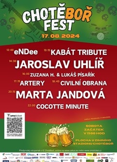 Chotěboř Fest 2024 - hudební festival pro celou rodinu