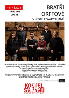 Bratři Orffové v Kostele svatých Janů