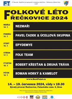 Pavel Čadek & Úcellová skupina - Folkové léto Řečkovice 2024