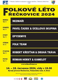 Roman Horký & Kamelot - Folkové léto Řečkovice 2024