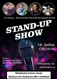 Stand-up comedy Show v Music Baru Bourák