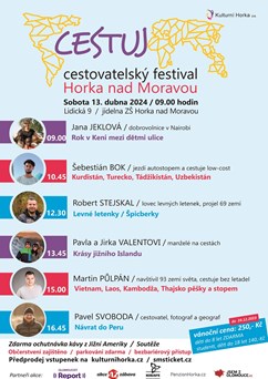 Cestovatelský festival Cestuj