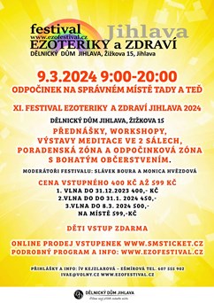 XI. Festival Ezoteriky a Zdraví JIHLAVA