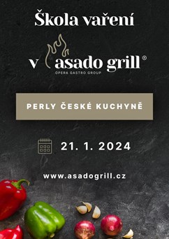 Škola vaření v asado grill - Perly české kuchyně