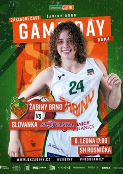 Chance ŽBL: Žabiny Brno - Slovanka