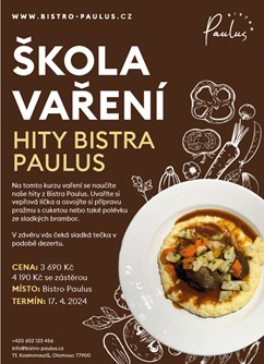 Škola vaření s Romanem Paulusem - Hity Bistra Paulus 