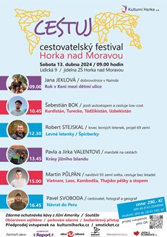 Cestovatelský festival Cestuj