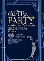 Afterparty Gymnázia prof. Jana Patočky 2024