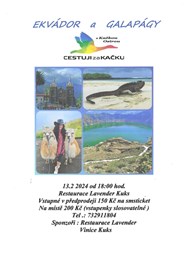 Ekvádor a Galapágy s Kačkou Ostrou