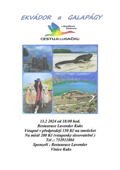 Ekvádor a Galapágy s Kačkou Ostrou