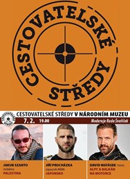 Cestovatelské středy v NM: Szántó, Procházka, Matásek
