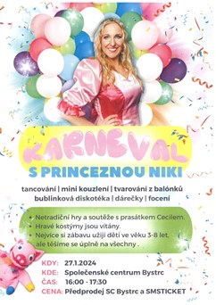 Karneval s princeznou Niki