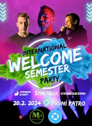 Welcome semester party by EIVB & Mendelka Parties 