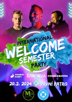 Welcome semester party by EIVB & Mendelka Parties 