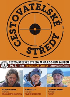 Cestovatelské středy v NM: Horolezecký čtvrtek Holeček atd. 